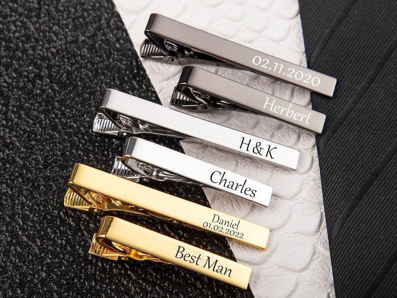 personalised tie pin