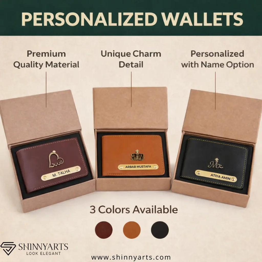 Customized Wallet with Name & Charm - ShinnyArts