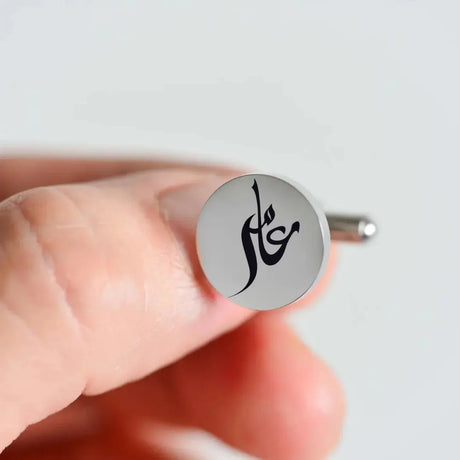 Calligraphic Elegance Cufflinks ShinnyArts
