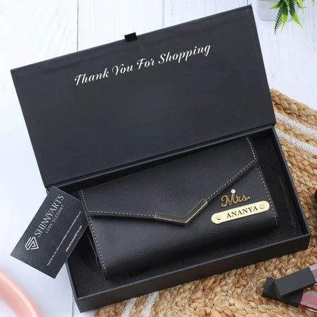 Personalized Name Clutch with Charm ShinnyArts