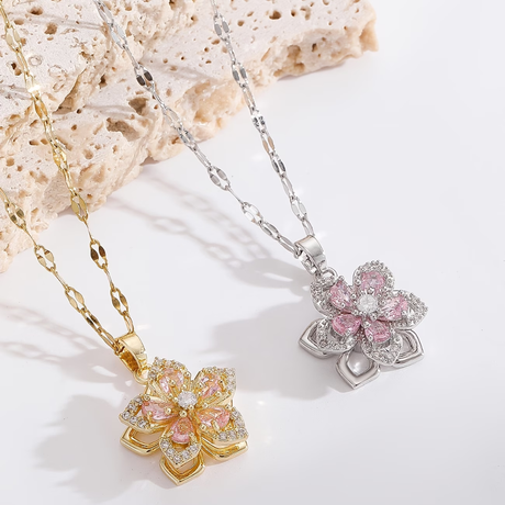 Princess Rapunzel Spinning Flower Necklace ShinnyArts