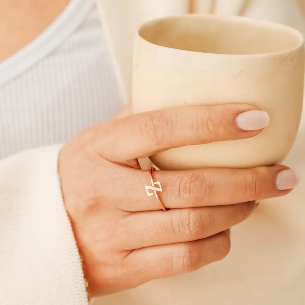 Personalize Letter Ring ShinnyArts