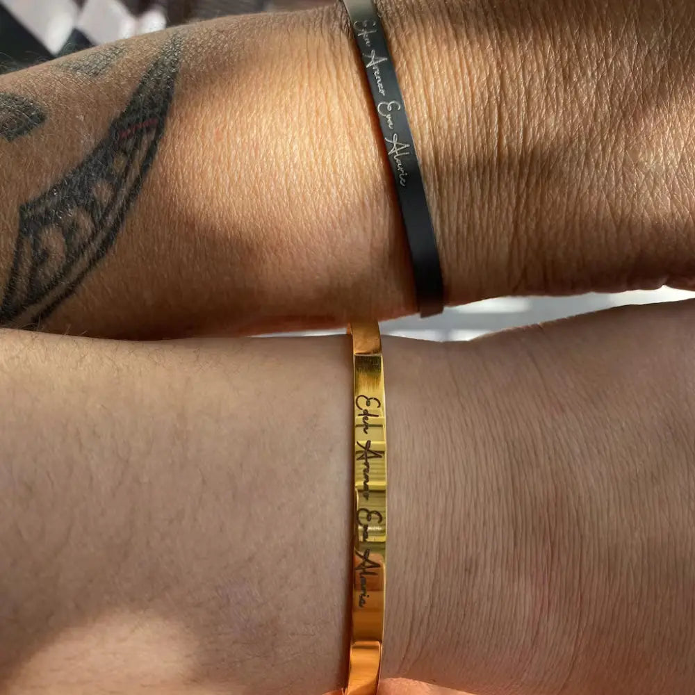 Custom Name Couple Bangles – ShinnyArts