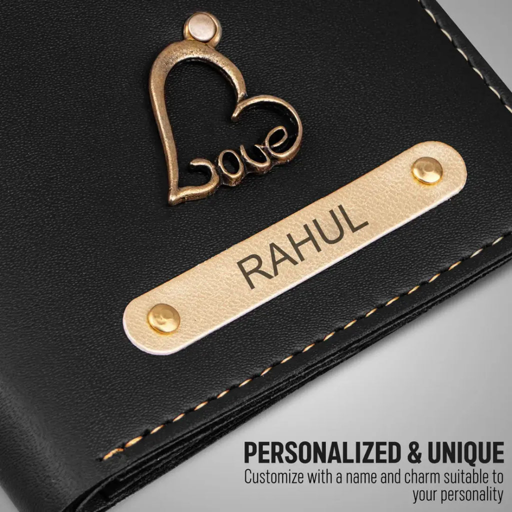 Customized Wallet with Name & Charm - ShinnyArts