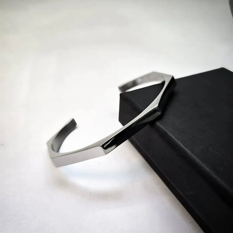 Men’s Hexagon Adjustable Bangle ShinnyArts