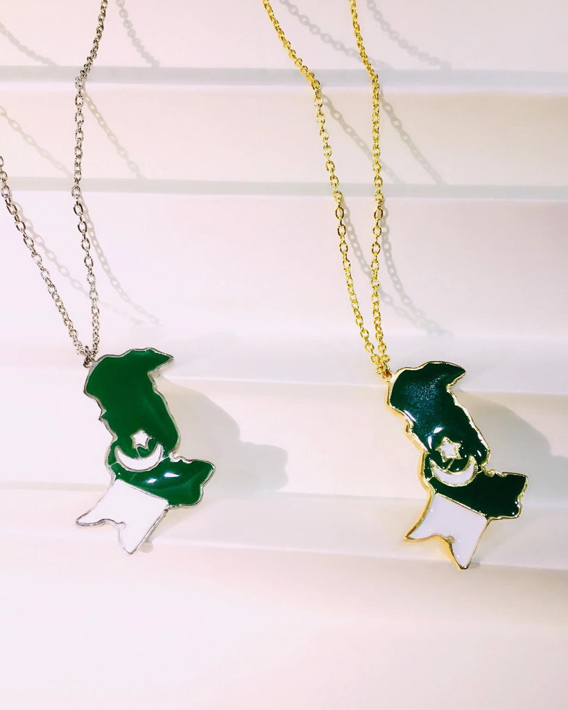 Pakistan Map Necklace Shinnyarts