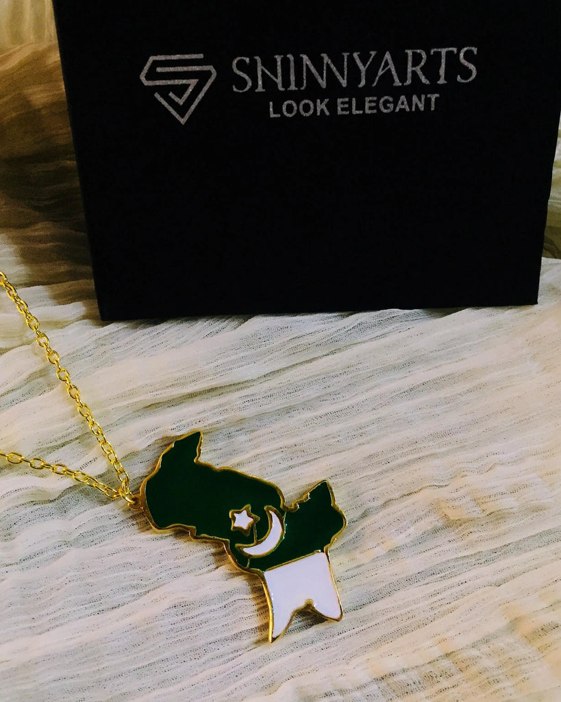 Pakistan Map Necklace Shinnyarts