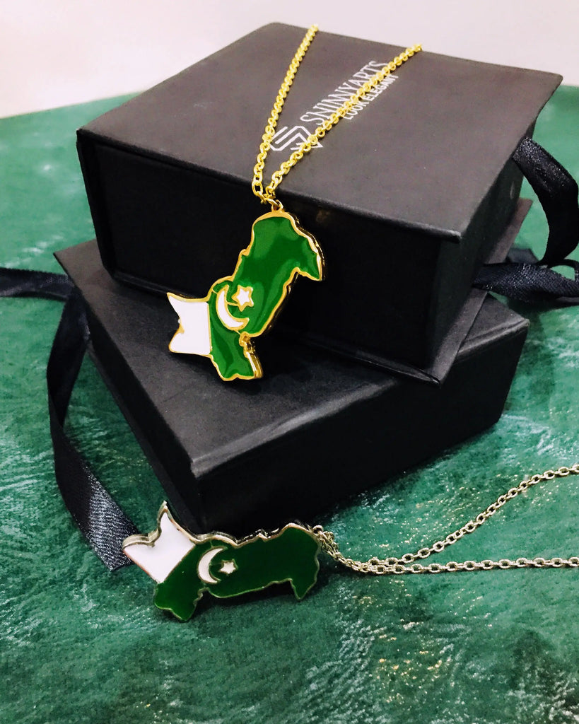 Pakistan Map Necklace Shinnyarts