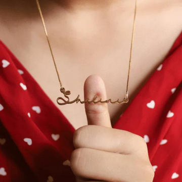 Gold plated chains with 2025 name