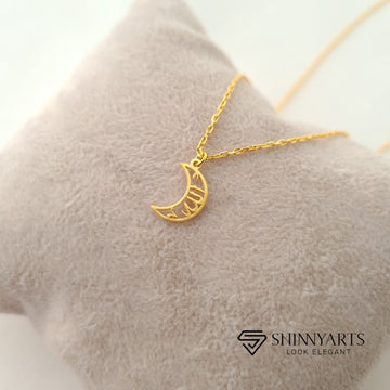 CRESCENT ALLAH NECKLACE