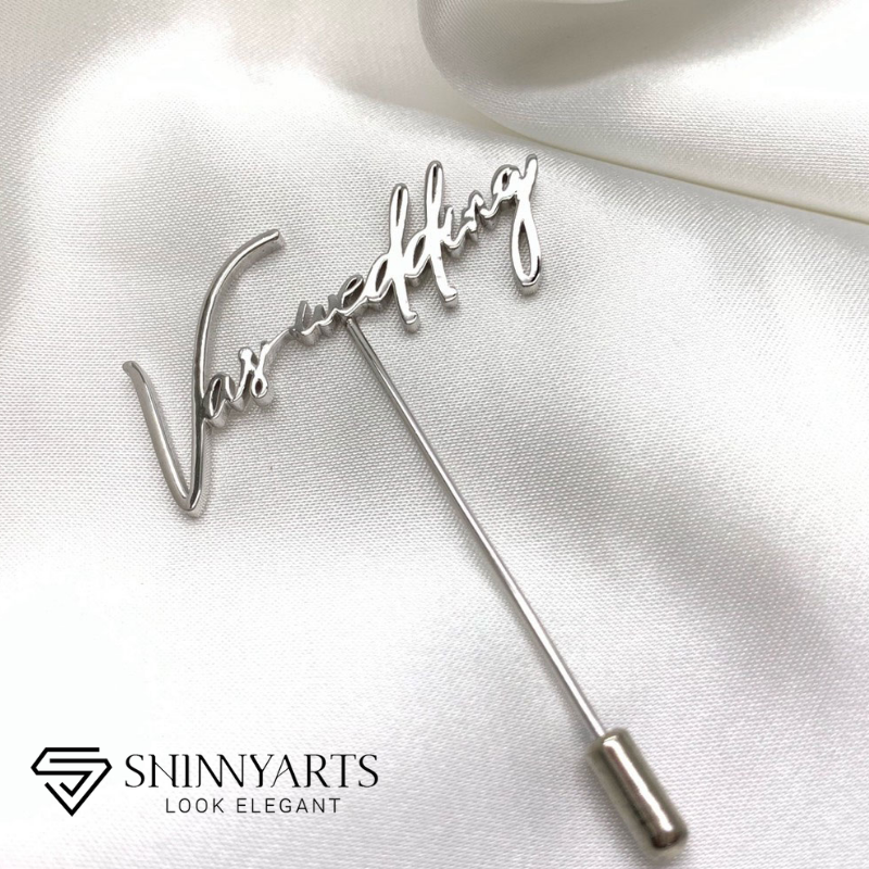 PERSONALIZED SIGNATURE STYLE LAPEL PIN