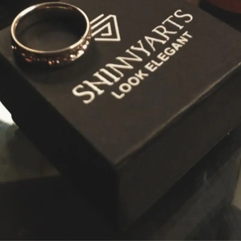 UNISEX STAINLESS STEEL CUBIC ZIRCONIA RING - ShinnyArts