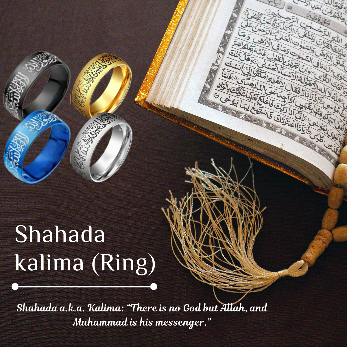SHAHADA (KALIMA) RING
