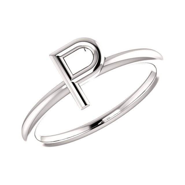 INITIAL RING silver
